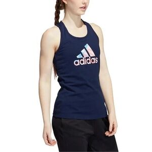 Adidas Women's Cotton Logo Americana Tank Top M Size NWT